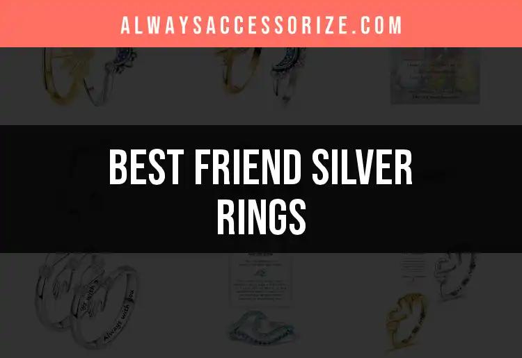 15 Stunning Friend Silver Rings to Adorn Your Collection