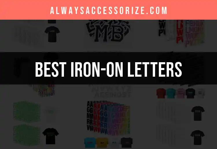 10 Must-Have Iron-On Letters for Your Creative Projects